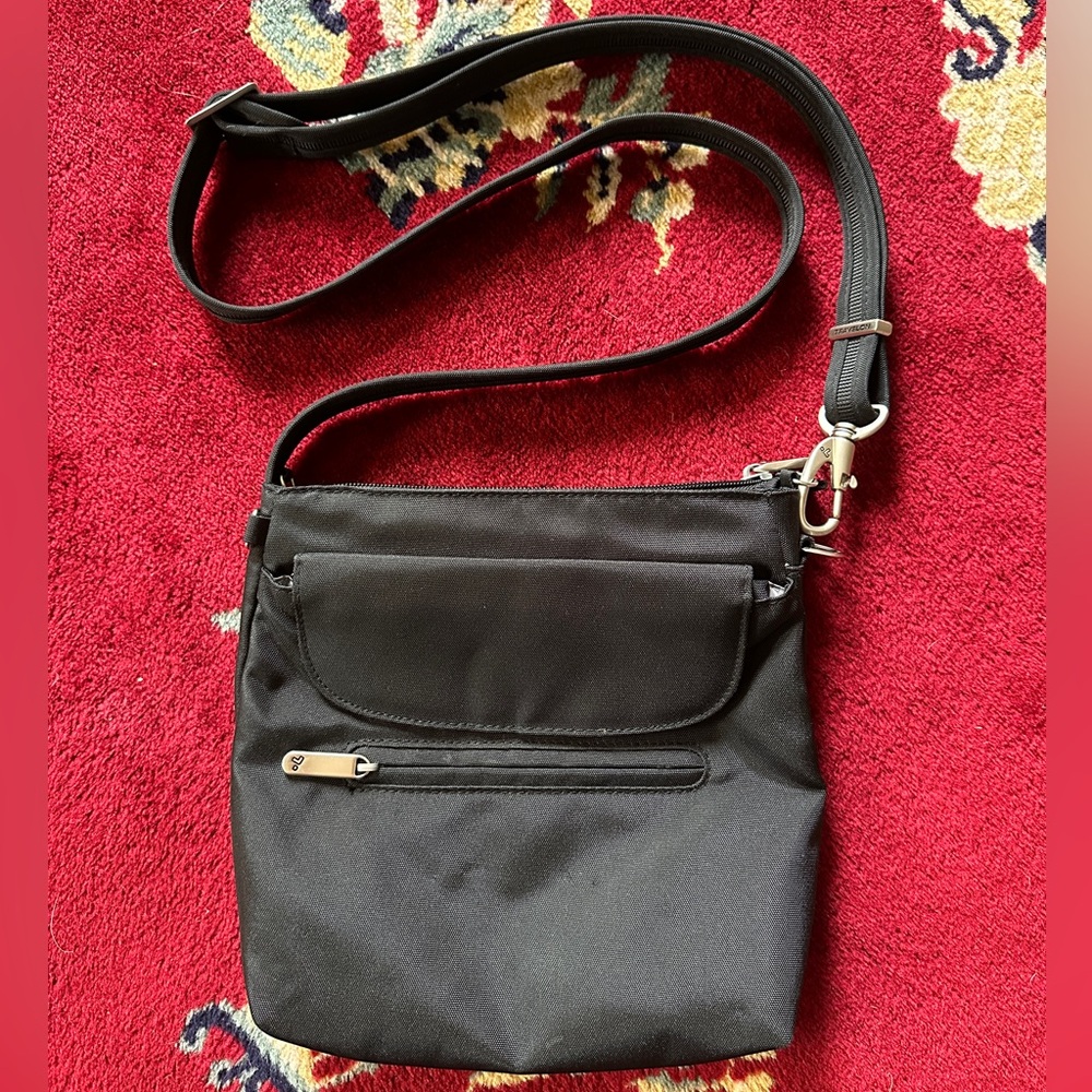 Travelon Anti-Theft Shoulder Bag, Black, NWOT